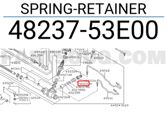 Nissan 4823753E00 SPRING-RETAINER