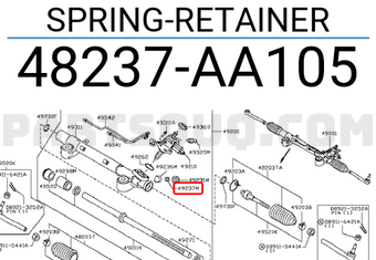 Nissan 48237AA105 SPRING-RETAINER