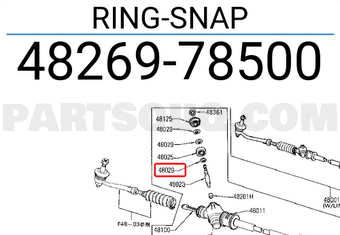 Nissan 4826978500 RING-SNAP