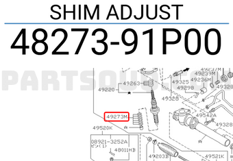 Nissan 4827391P00 SHIM ADJUST