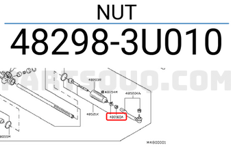 Nissan 482983U010 NUT