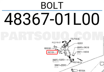 Nissan 4836701L00 BOLT