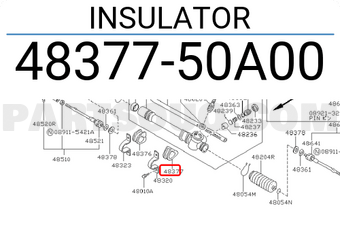 Nissan 4837750A00 INSULATOR