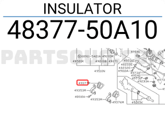 Nissan 4837750A10 INSULATOR