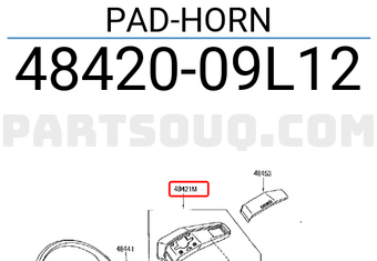Nissan 4842009L12 PAD-HORN