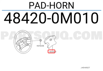 Nissan 484200M010 PAD-HORN