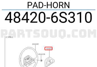 Nissan 484206S310 PAD-HORN