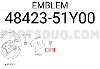 Nissan 4842351Y00 EMBLEM