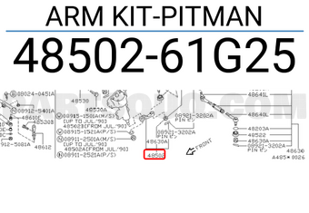 Nissan 4850261G25 ARM KIT-PITMAN