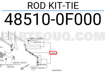 Nissan 485100F000 ROD KIT-TIE