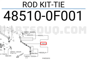 Nissan 485100F001 ROD KIT-TIE