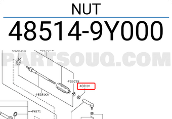 Nissan 485149Y000 NUT