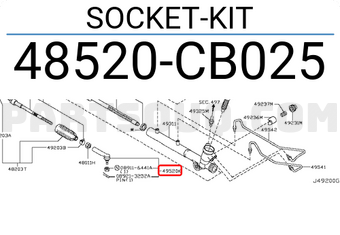 Nissan 48520CB025 SOCKET-KIT