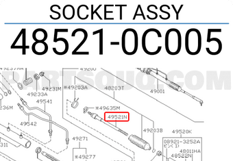 Nissan 485210C005 SOCKET ASSY