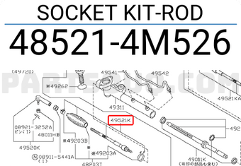 Nissan 485214M526 SOCKET KIT-ROD