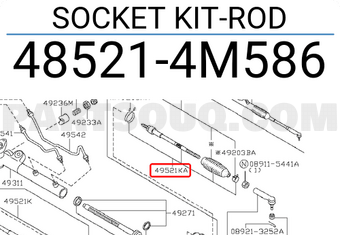 Nissan 485214M586 SOCKET KIT-ROD