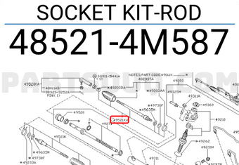 Nissan 485214M587 SOCKET KIT-ROD