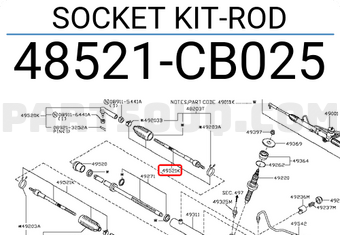 Nissan 48521CB025 SOCKET KIT-ROD