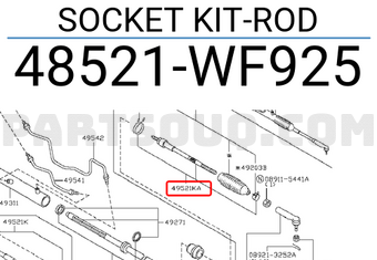 Nissan 48521WF925 SOCKET KIT-ROD