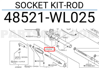 Nissan 48521WL025 SOCKET KIT-ROD