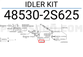 Nissan 485302S625 IDLER KIT
