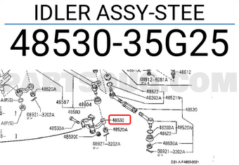 Nissan 4853035G25 IDLER ASSY-STEE