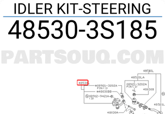 Nissan 485303S185 IDLER KIT-STEERING