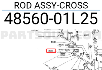 Nissan 4856001L25 ROD ASSY-CROSS