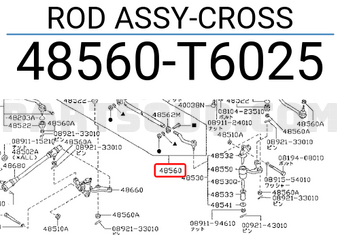 Nissan 48560T6025 ROD ASSY-CROSS
