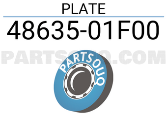 Nissan 4863501F00 PLATE