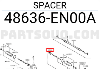 Nissan 48636EN00A SPACER