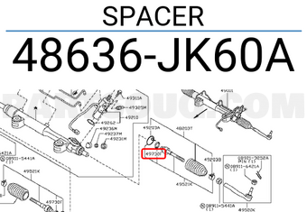 Nissan 48636JK60A SPACER