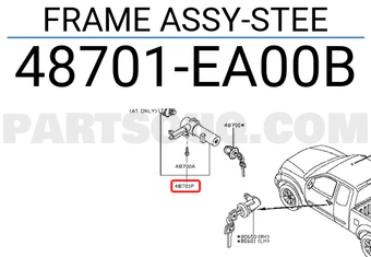 Nissan 48701EA00B FRAME ASSY-STEE