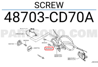 Nissan 48703CD70A SCREW