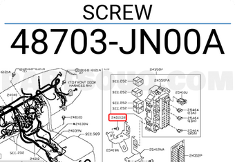 Nissan 48703JN00A SCREW