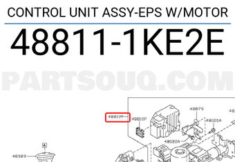 Nissan 488111KE2E CONTROL UNIT ASSY-EPS W/MOTOR