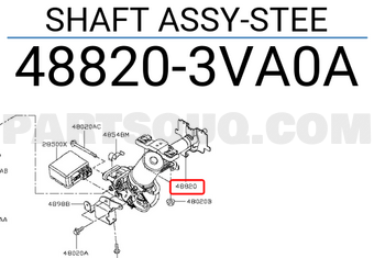 Nissan 488203VA0A SHAFT ASSY-STEE