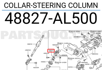 Nissan 48827AL500 COLLAR-STEERING COLUMN