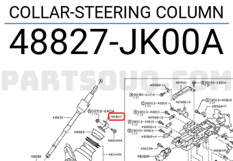 Nissan 48827JK00A COLLAR-STEERING COLUMN