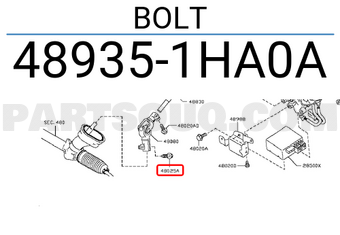 Nissan 489351HA0A BOLT