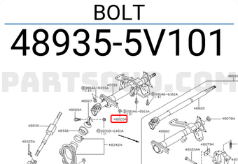 Nissan 489355V101 BOLT