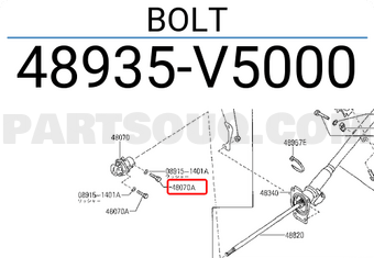 Nissan 48935V5000 BOLT