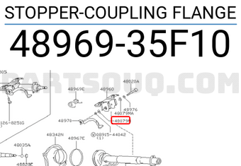 Nissan 4896935F10 STOPPER-COUPLING FLANGE