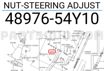 Nissan 4897654Y10 NUT-STEERING ADJUST