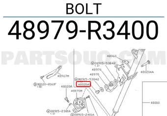 Nissan 48979R3400 BOLT