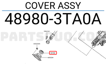Nissan 489803TA0A COVER ASSY