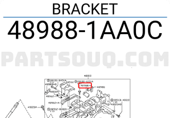 Nissan 489881AA0C BRACKET