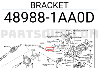Nissan 489881AA0D BRACKET
