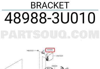Nissan 489883U010 BRACKET