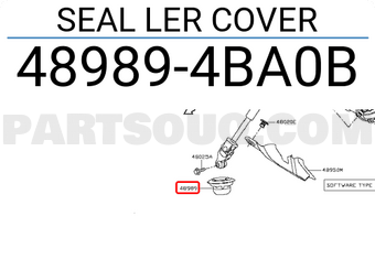 Nissan 489894BA0B SEAL LER COVER